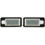 COPPIA FANALI TARGA AUDI 12V A LED CANBAS