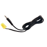 ADATTATORE AUX-IN MINI ISO GIALLO 3,5 JACK MASCHIO