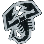 ABARTH STICKERS PATCH SCORPIONE 48X50
