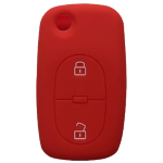 GUSCIO SILICONE ROSSO PER CHIAVE AUDI/VOLKSWAGEN 2 TASTI