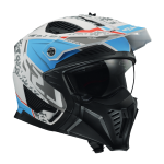 *CASCO LS2 OF606 DRIFTER DEVOR 22-0 6MATT WHITE BLUE TAGLIA  M