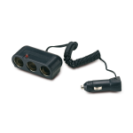 *PRESA ACCENDISIGARI TRIPLA 12V