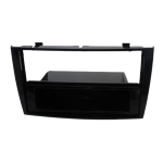 MASCHERINA AUTORADIO 2DIN NERO LUCIDO PEUGEOT 308 C/CASSETTO