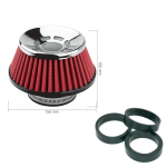 FILTRO ARIA SPORTIVO CONICO 155X100 ULTRALEGGERO