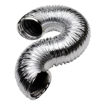 *TUBO DI ASPIRAZIONE POWER FLOW CROMO 240/840 D.87mm.