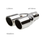 CODOLINO MARMITTA ROTONDO DOPPIO ACCIAIO INOX TRX18
